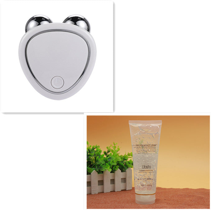 SkinCare™ Portable Facial Micro-current Instrument With Double Roller Massager